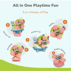 R FOR RABBIT Spinster Toy for Kids featuring a fun and engaging design for everyday play, helping encourage hand-eye coordination, motor skills, curiosity, and interactive playtime.