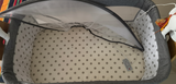 R for Rabbit Woodsy electric cradle with gentle rocking motion, cozy sleeping space, secure design, cushioned comfort, and soothing support for baby sleep and relaxation.