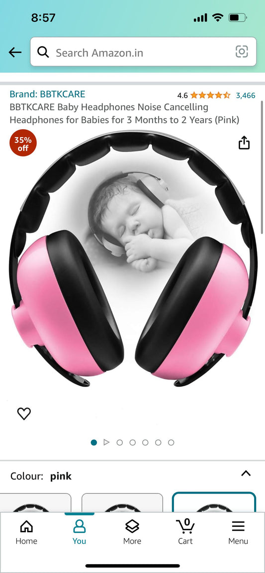 BBTKCARE baby noise cancellation headphones