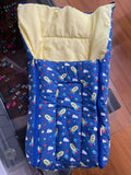 BABYHUG 100% Cotton Sleeping Bag cum Carry Nest Space Print - Navy Blue - PyaraBaby