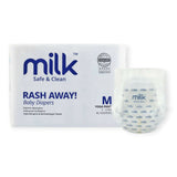 Milk Baby Diaper Yoga Pants, Size M - 42 Pcs, 6 To 11 KG