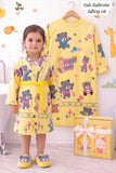 3 PCS Unique Kids Bathrobe Set