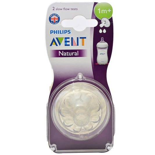 Ensure a comfortable feeding experience for your baby with the PHILIPS Avent Natural Teat 1M+, featuring a natural latch design and anti-colic technology for happy and contented feeding sessions.