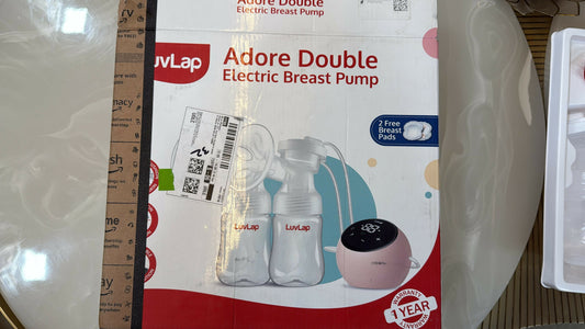 LUVLAP Adore double electric breast pump – efficient, comfortable, and portable support for breastfeeding moms.

