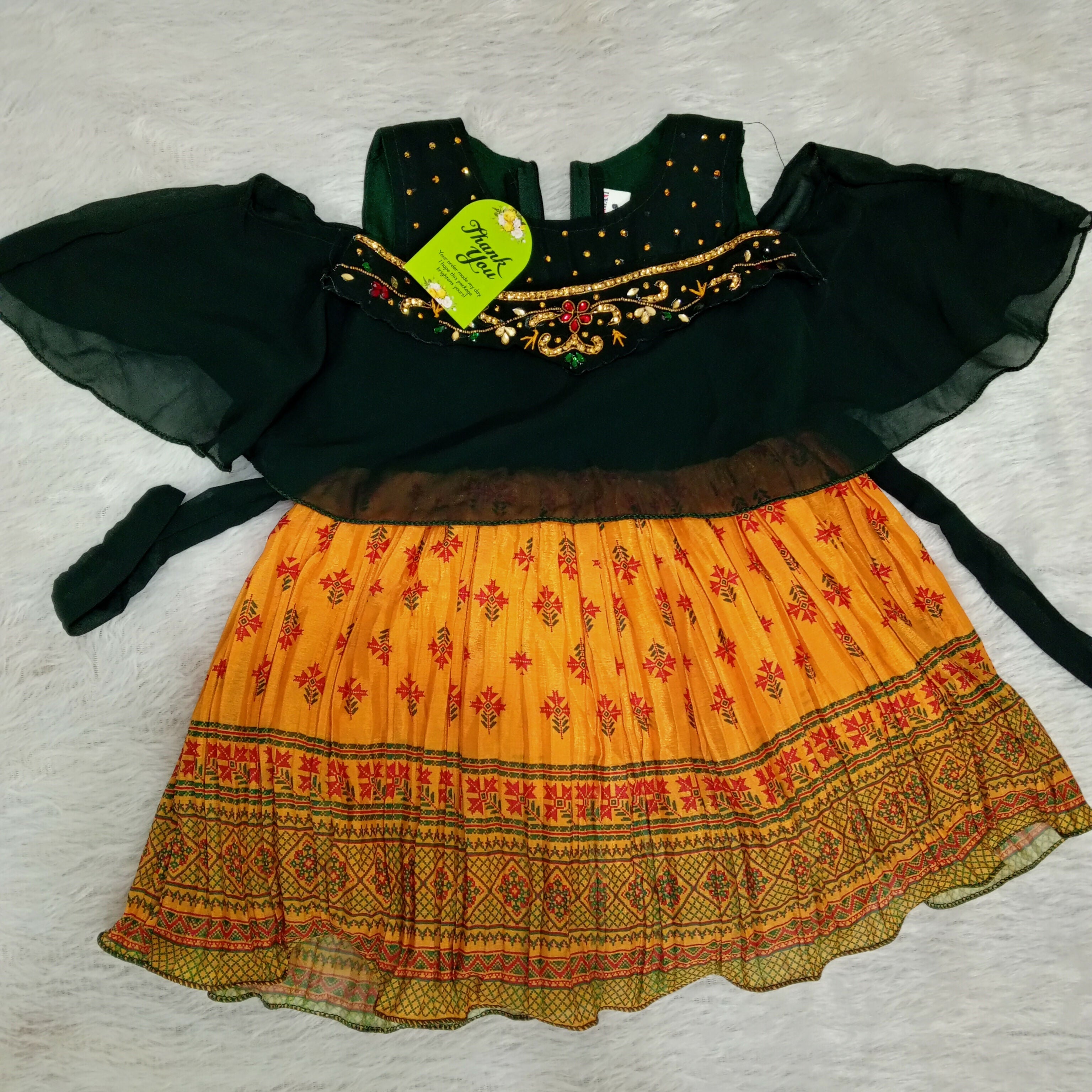 Baby girls ethnic wear frock - PyaraBaby