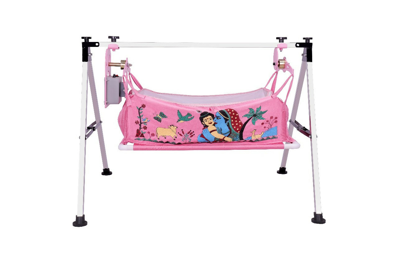 Effortlessly rock your baby to sleep with the Automatic Cradle Kit—gentle, quiet, and perfect for peaceful naps!