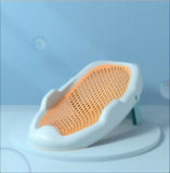 STAR & DAISY  Baby Bath Tub Seat (Anti Slip) Chair  Foldable  Baby Bath Chair (Orange )