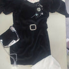 Auli/ Girl Dress With Purse & leggings