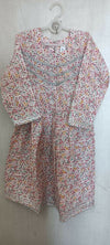 Beautiful Floral Print Peplum Top and Garara Set