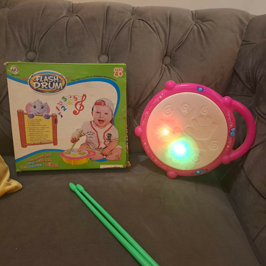 Flash drum – light up your child’s playtime with music, rhythm, and fun!


