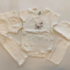 Shop Newborn Baby Clothing Set – Complete cotton essentials with cap, mittens, booties & more, perfect for baby showers and daily use.

