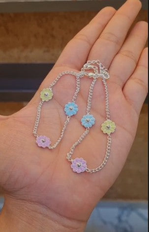 Silver 92.5 Hallmark Silver Jewelry Payal/Anklets for Baby Girl