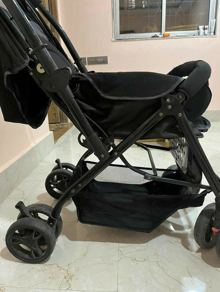 BABYHUG Symphony Stroller Pram with Reversible Handle Black PyaraBaby