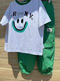 Kid's Smile Face T-Shirt & Jogger Set