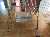 Steel Cradle for Baby featuring a sturdy metal frame, comfortable sleeping space, gentle rocking design, and durable construction for soothing and resting newborns and infants.