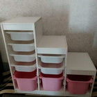TROFAST Storage Combination with Boxes – White/Multicolour