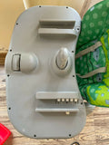 CHICCO  Polly Easy Highchair with Large Seat, 7-Height Adjustments & Safety Belt, For Babies 6m+ (Crocodile, Green)