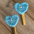Handmade Crochet Hair Clips for Girls | Cute & Soft Baby Hair Accessories | Colorful Designer Clips