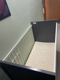 R FOR RABBIT Baby's Den Lite Wooden Baby Cot/Crib Dimensions - L126*H93*W65 cm