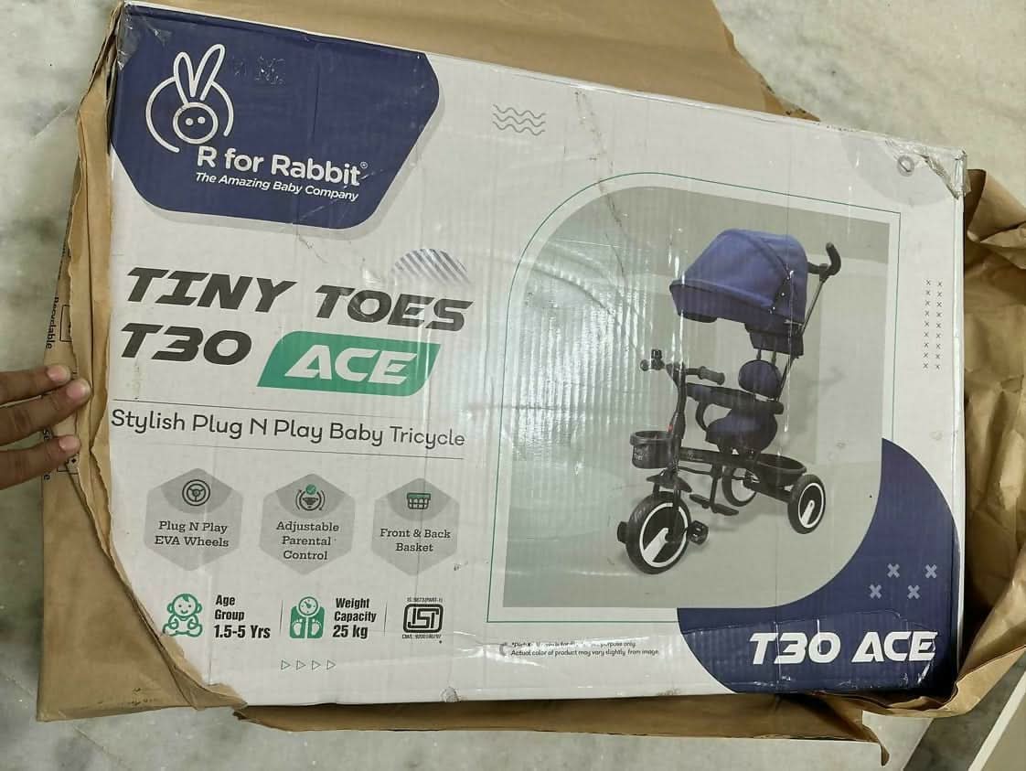 R FOR RABBIT Tiny Toes T30 ACE Tricycle for Baby | PyaraBaby