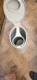 UBBI Odor Locking Diaper Pail -  Grey & White Colour
