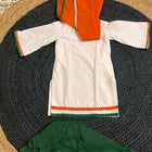 Kurti, Pant and Dupatta Set for Girls in the National Flag- Tricolour independence/Republic  day dress Colour