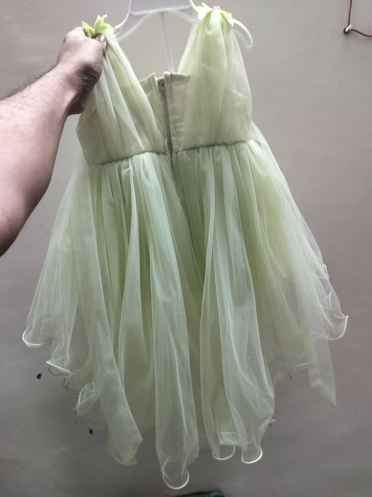 Green Party Wear Frock
