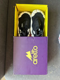 ARETTO Size 1 Black and White Shoes with Box
