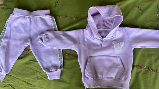 Babyloon Hoodie and Pyjama (Light Purple)