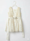 BEBORN BY DOODLE Baby Outfit – Off White (6 Months)