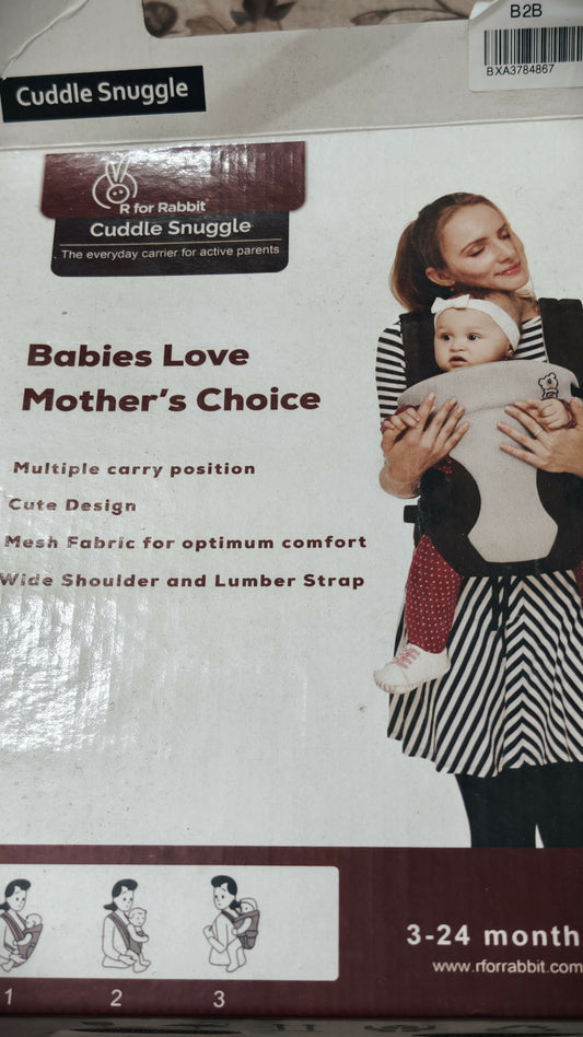 R FOR RABBIT Cuddle Snugle Baby Carrier