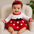 Crochet baby frock