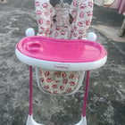 BABYHUG Fine Dining High Chair: Adjustable height and recline, safe, comfortable, and perfect for growing babies at mealtime.