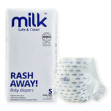 Milk Baby Diaper Flexi Tape , Size S - 48 Pcs, 4 To 8 KG