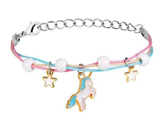 Made with quality enamel pendent and metal connector and hook, these bracelet for girl kids are designed to be sturdy and long-lasting. 