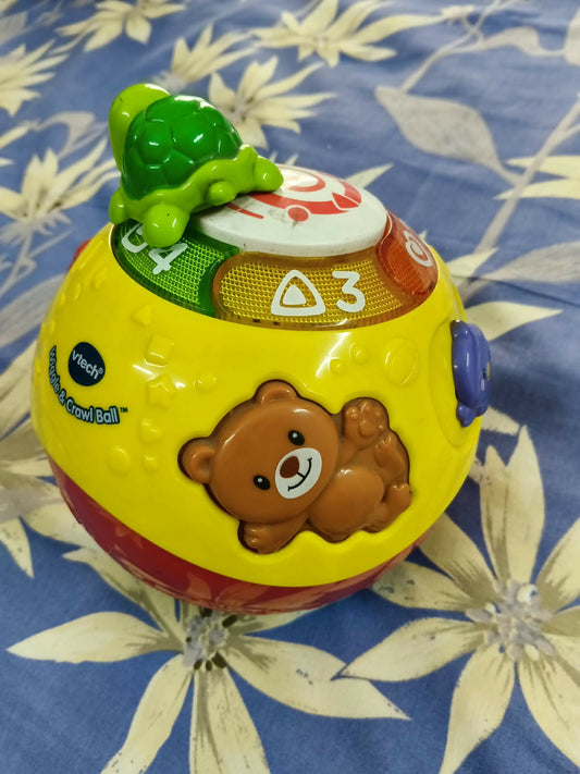 VTECH Wiggle & Crawl Ball for fun and interactive baby play.