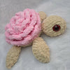 Crochet Handmade Turtle with Rose flower/ Everlasting flower Turtle Softtoy/ Turtle for gifting.