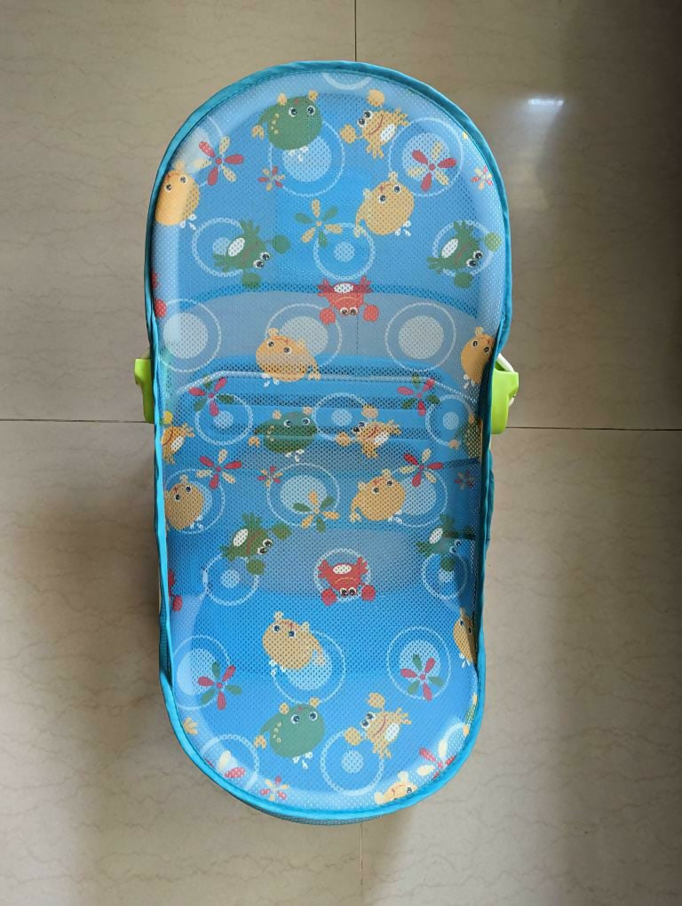 Make bath time a splash with the BABYHUG Bubble Joy Bather in Blue - designed for safety, comfort, and aquatic fun!