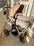 Buy LUVLAP Stroller/Pram – Comfortable, Foldable Baby Stroller with Safety Harness & Storage Basket

