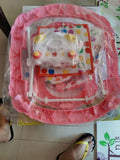 Buy MEE MEE Walker – Adjustable, Foldable Baby Walker with Toys and Cushioned Seat in Pink

