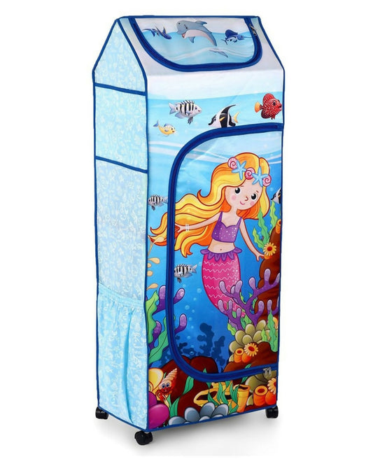 BABYHUG  Foldable Wardrobe For Kids with 4 Shelves/ Organiser