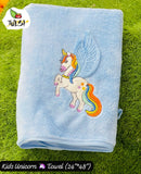Unicorn cartoon towel