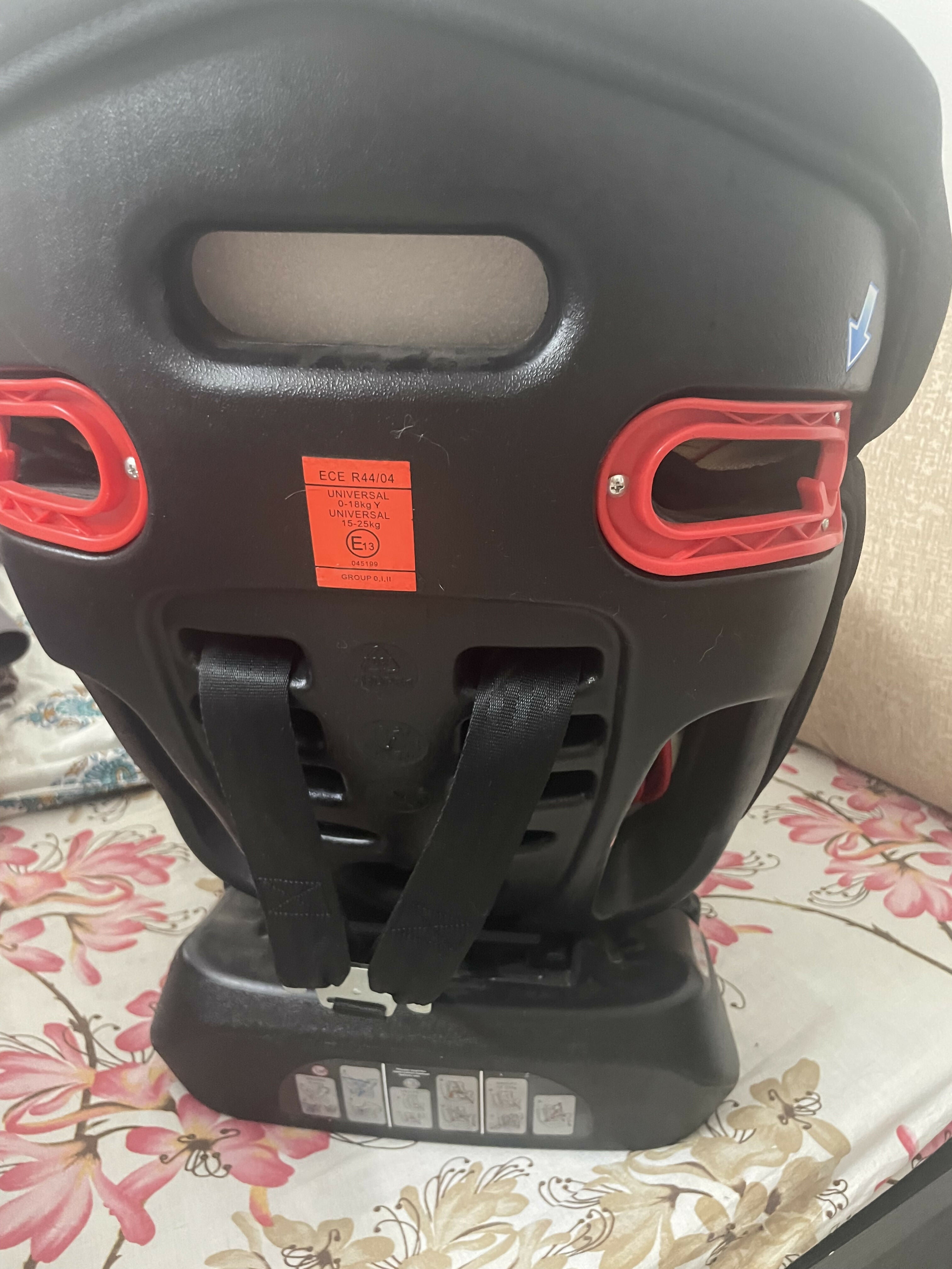 R for Rabbit convertible baby car seat Jack and Jill grand innovative safety certified car seat for kids 0 to 7 Years age with 3 recline position (red black)
