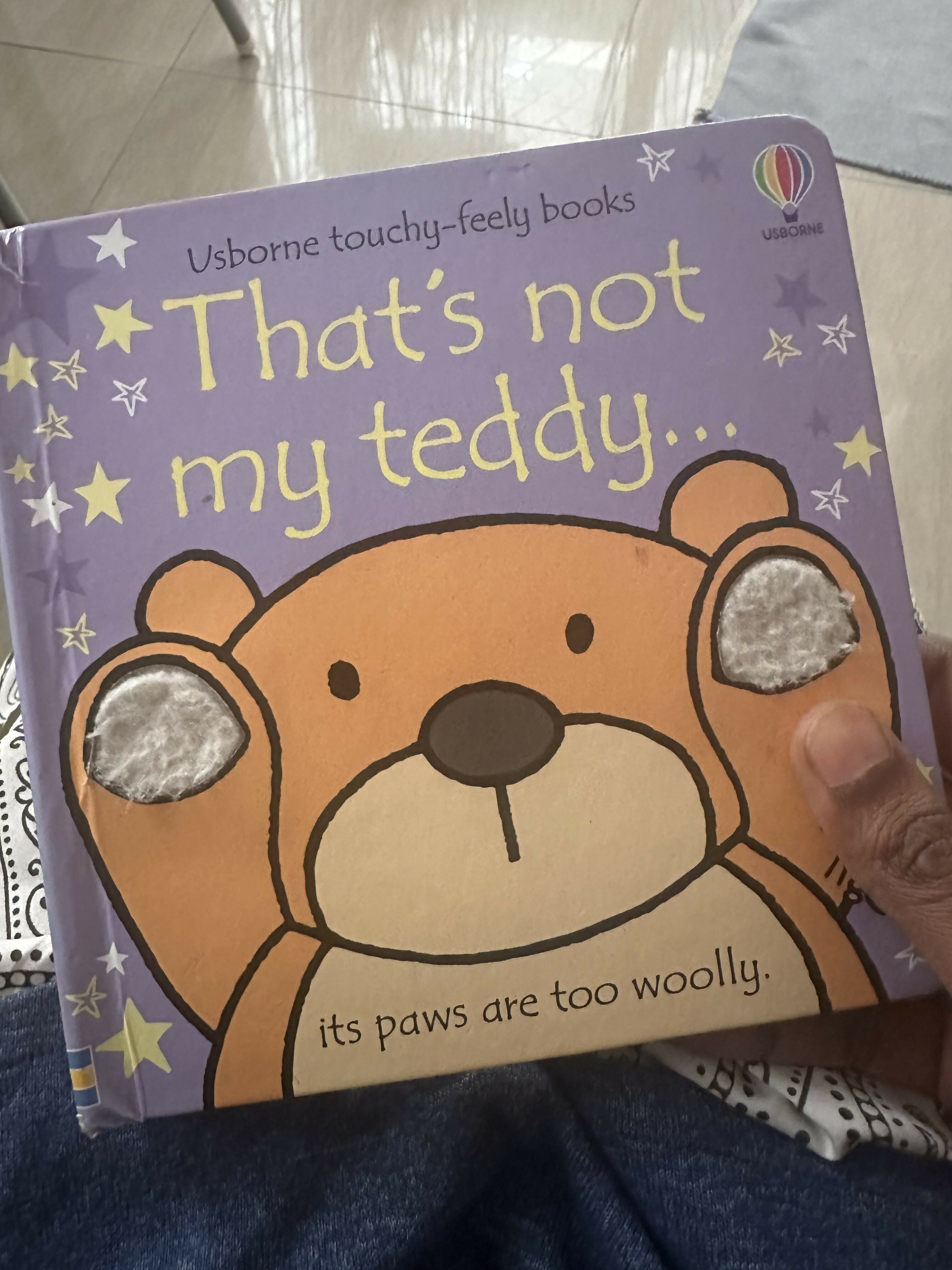 That’s not my teddy - touch and feel board book for babies