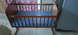 BAYBEE 2-in-1 Wooden Cradle for Newborn Baby