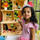 Wooden Doll House- Multi Arrangement 3 Storied Play Set - PyaraBaby