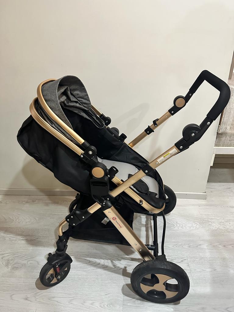 HUNY HUNY 4 In 1 Stroller/Pram with Car Seat/ Rocker/ Carry Cot - PyaraBaby