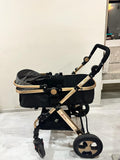 HUNY HUNY 4 In 1 Stroller/Pram with Car Seat/ Rocker/ Carry Cot - PyaraBaby
