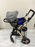 HUNY HUNY 4 In 1 Stroller/Pram with Car Seat/ Rocker/ Carry Cot - PyaraBaby