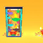 ZOOPLAY Kids' DIY DIwali Wooden Lantern Making Kit